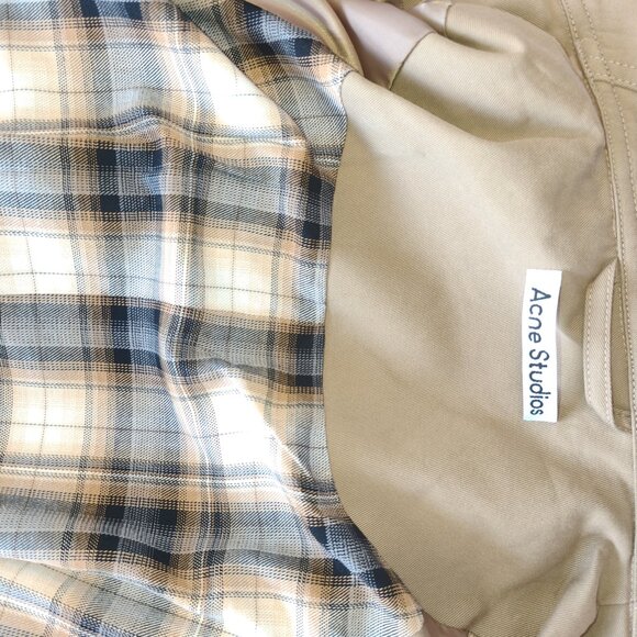Acne Studios Trench Twill cotton twill jacket for women in beige size Germany 38 - Picture 12 of 12